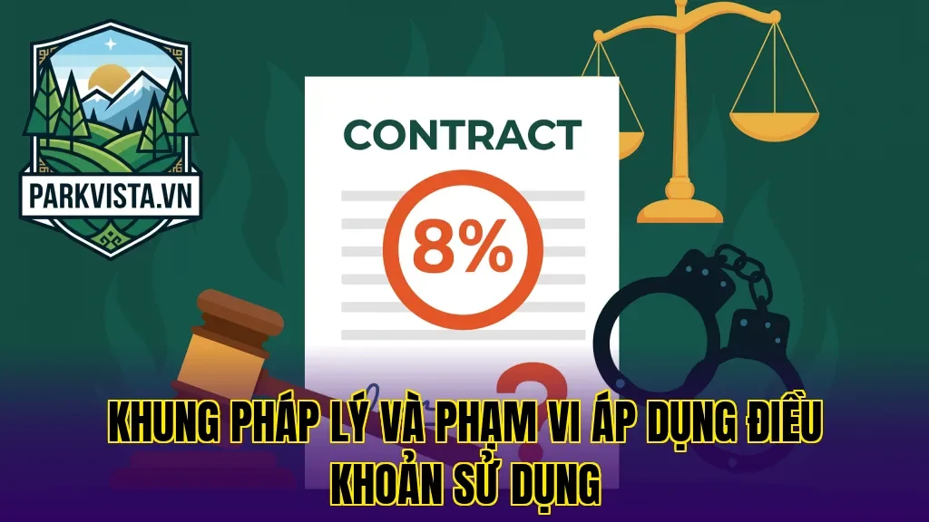 Khung pháp lý và phạm vi áp dụng điều khoản sử dụng